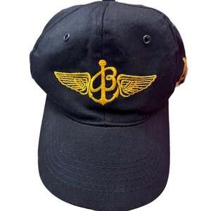 Breitling 130th Anniversary Swiss Chronographs Black Strapback Hat